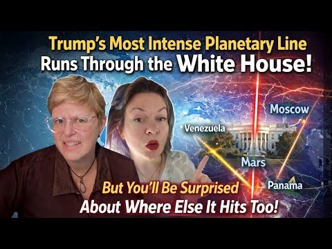 Tromps Most Intense Planetary Line Runs Through The White House, & Guess Where Else? I Was Shocked!
