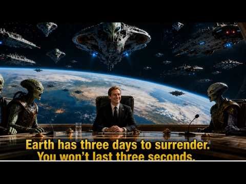 Aliens Gave Earth 3 Days to Surrender… The Human Ambassador Smiled, “You Won’t Last 3 Seconds” HFY