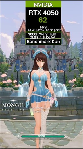 RTX 4050 Mongil Star Dive⚡All Graphics FPS Test! #mongilstardive #rtx4050