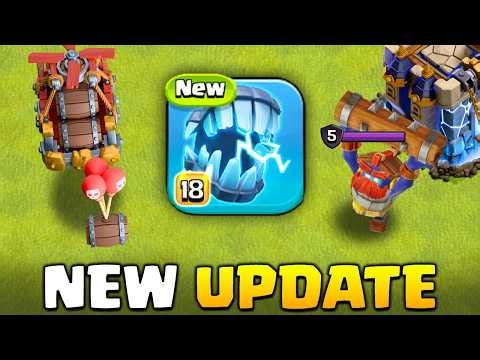 New Sky Wagon, Logger, and Electro Fangs in Clash of Clans!