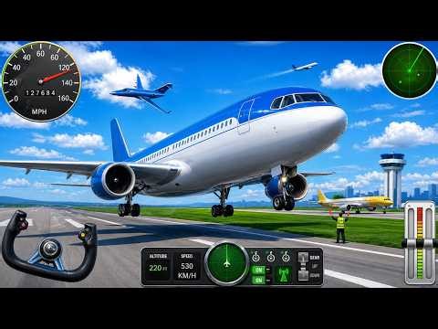 Flight Airplane City Pilot Simulator - Plane Boeing Emergency Landing - Android Gameplay