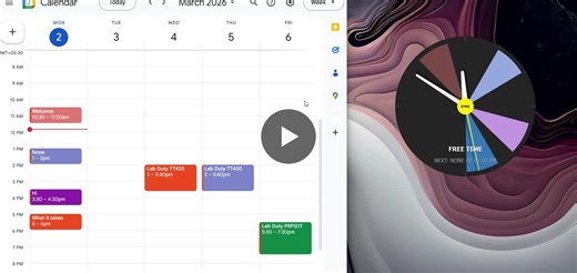 ChronoDial: Radial Google Calendar Desktop Clock | Deepan J posted on the topic | LinkedIn