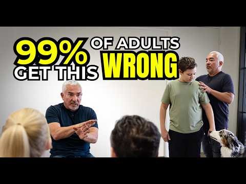 Cesar Millan Teaches Kids to Walk the Dog (the RIGHT way)