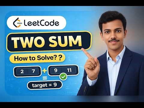 LeetCode 1: Two Sum | Brute Force Approach Explained (Step-by-Step)