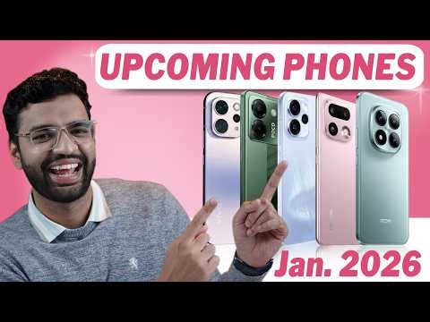 Upcoming phones in January 2026: Vivo V70, Realme 16 Pro, Oppo Reno 15, Poco M8, Redmi Note 15