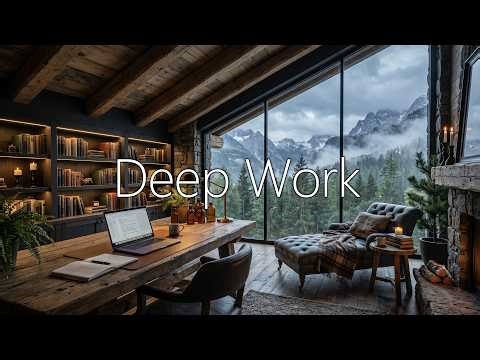 Deep Work Music ~ Relaxing Tunes for Concentration, Reading for Study & Working & Deep Productivity