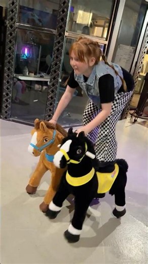 GiDDY UP!! did you know Detective Adley can ride horses? 🐴