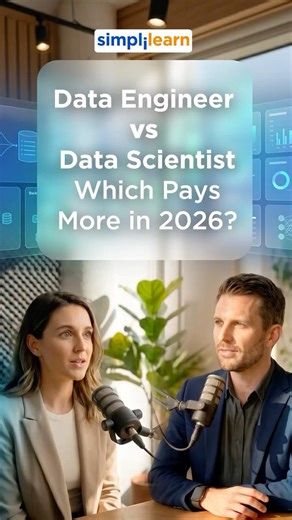 Data Engineer vs Data Scientist: Roles, Skills, & Salary | Which Is Better? | #Shorts #Simplilearn