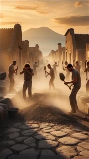 Pompeii’s Frozen Secrets | Real History Shorts#shorts