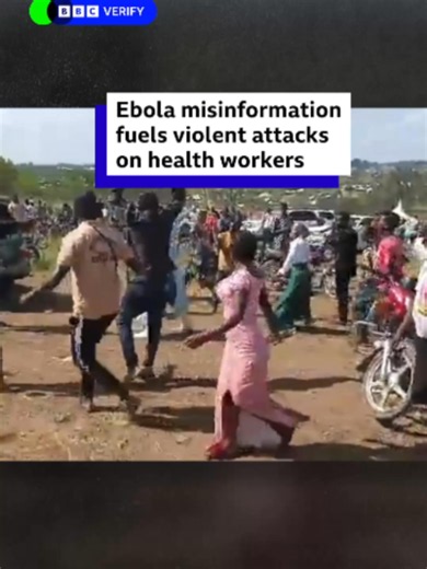 An attack on four Red Cross volunteers last month in the Democratic Republic of Congo is one of a series of incidents linked to misinformation during the latest Ebola outbreak, which has infected more than 1,750 people and killed 600 in DR Congo since mid-May, according to government data. #Ebola #DRC #Africa #RedCross #News #BBCNews