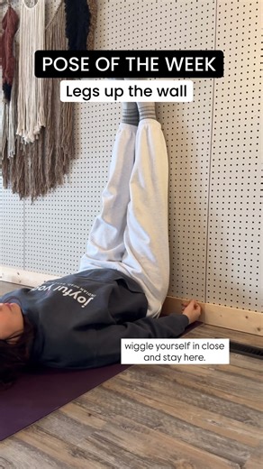 Try legs up the wall!