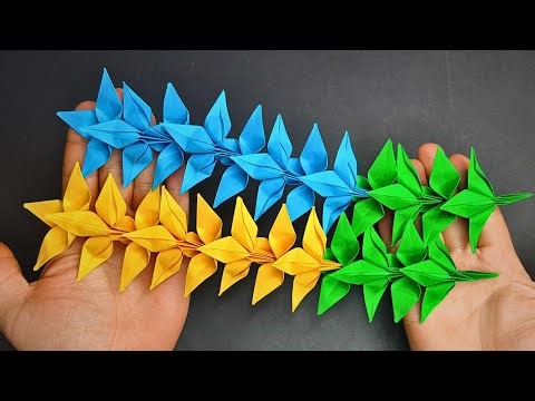 Easy Origami Lavender Flower For Beginners 💐 How to make a paper flowers