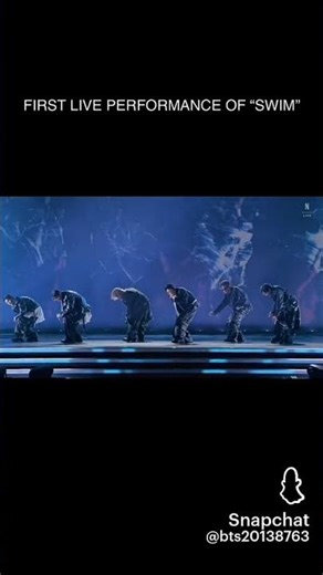 💫BTS first live performance of swim🌸 #trending #viral #shorts #BTS video
