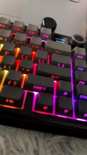 Upgrade your desk setup with the AULA F75 MAX—a compact 75% wireless mechanical keyboard with vibrant per-key RGB, a smart TFT display, hot-swappable switches, and a tactile volume knob. With tri-mode connectivity (Bluetooth, 2.4 GHz, USB-C), a large 4000 mAh battery, and an ergonomic gasket-mount design, it’s a powerhouse for gamers, coders, and everyday users. Visit our website to grab yours now and transform your typing and gaming experience. | Poshace