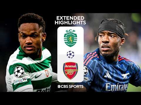 Sporting CP vs. Arsenal: Extended Highlights | UCL Quarter-final - Leg 1 | CBS Sports Golazo