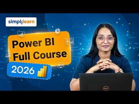 Power BI Full Course 2026 [FREE] | Power BI Tutorial For Beginners | Power BI Training | Simplilearn