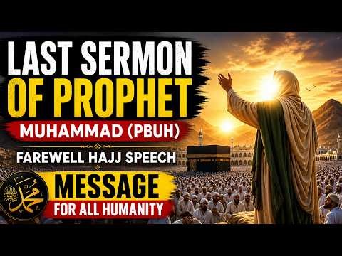 The Farewell Hajj Sermon of Prophet Muhammad (PBUH) | Full Speech & Powerful Message for Humanity