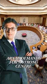 "WE WANT A TOUGH CENTRE!" | Arnab Demands Crackdown On Omar Abdullah Over US Envoy Meeting