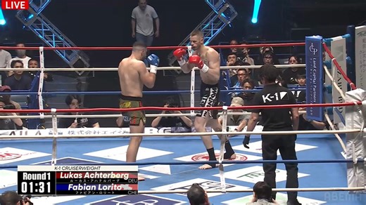 Lukas Achterberg kept his momentum rolling as the new K-1 cruiserweight king, putting Fabian Lorito away in the first round with a left hook knockout.#k1wgp