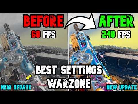(NEW UPDATE) - BEST PC Settings for Warzone SEASON 3! (Optimize FPS & Visibility)