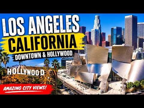 Exploring Los Angeles & Hollywood California | Stunning Downtown LA Views