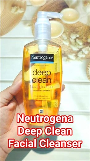 Neutrogena Deep Clean Facial Cleanser#neutrogena#facewash#skincare#shortsfeed#trending#shorts#viral