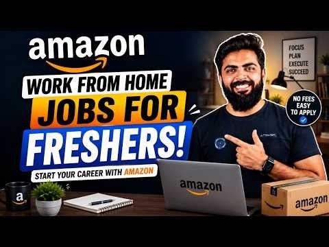 Amazon Work From Home Latest Job 2026 | 12th Pass | Work From Home Jobs 2026 | WFH Jobs