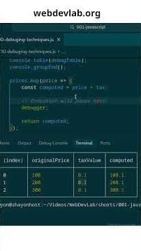 How I Debugged a JS Bug in One Line #js #javascript #debugging