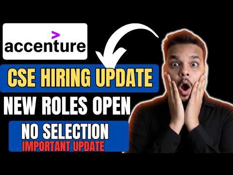 Accenture CSE Hiring Again ? | Should You Apply ? | Accenture Hiring for Freshers