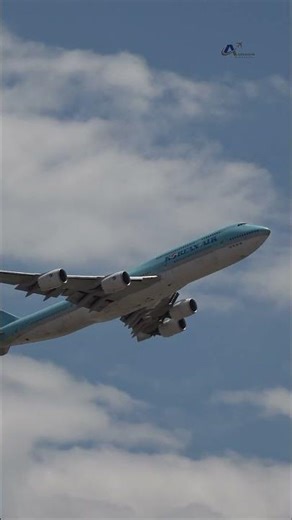 Boeing747-830 | *KOREAN AIR* TAKEOFF FROM LAX #plane
