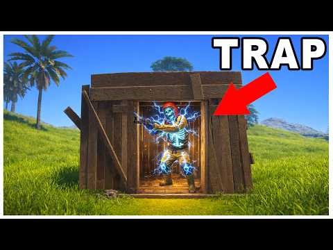 I Turned a Noob Shelter Into an Automatic Electric Trap...