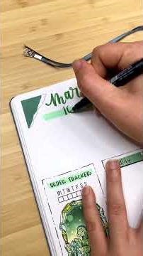 Creating a bullet journal weekly spread 💚 #weeklyplanning #weeklyspread