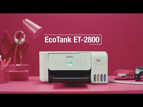 Epson EcoTank ET-2800 Review – Cartridge-Free Printing & Up to 7,500 Color Pages!