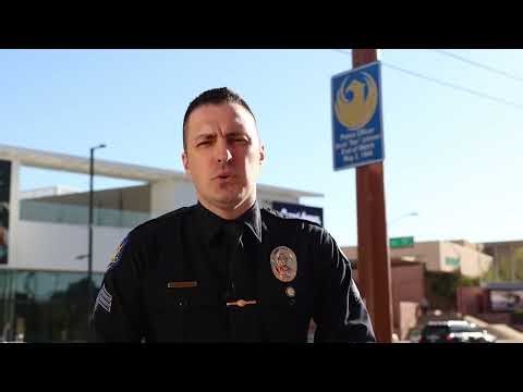 Memorial Marker for Officer David "Star" Johnson - Phoenix Police Department