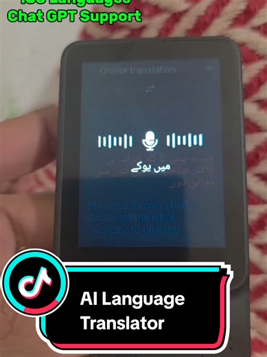AI Language Translator Device T21 for 138 Languages
