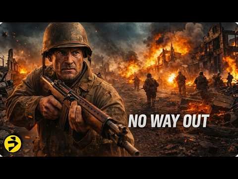Trapped Behind Enemy Lines — No Way Out | Full Movie