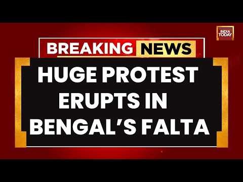 LIVE: Protests Erupt In Falta, Locals Allege TMC Intimidation, Oppn Flags Violence | NEWS LIVE