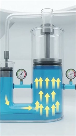 Pascal's Law Explained: Hydraulic Physics Animation