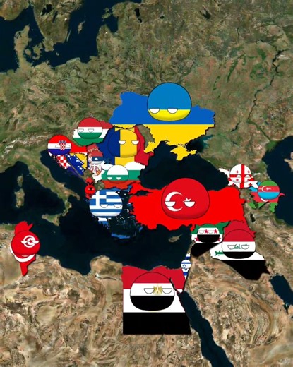 Empire that ruled over multiple countries #countryballs #shorts