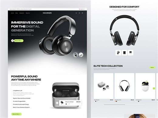 Maximize - Digital Marketplace Landing Page
