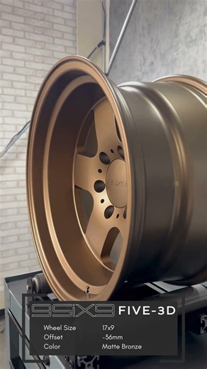 9SIX9 FIVE-3 Deep 17×9 Matte Bronze 6×139.7 -36mm Wheels