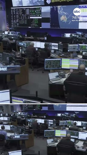 Orion capsule separates from service module