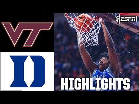 Duke Blue Devils vs. Virginia Tech Hokies | Full Game Highlights | ESPN College Basketball