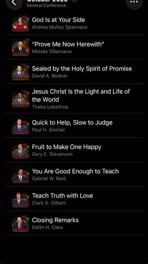Breaking News! General Conference Talks are live!