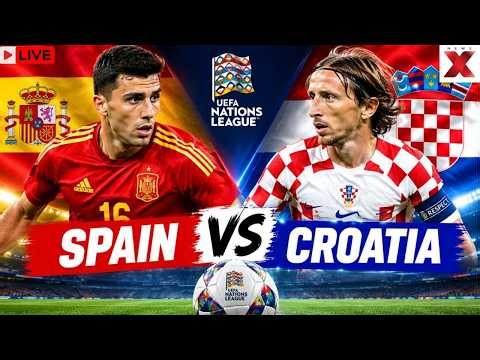 Spain vs Croatia LIVE: UEFA Nations League 2026 | ESP vs CRO | NewsX