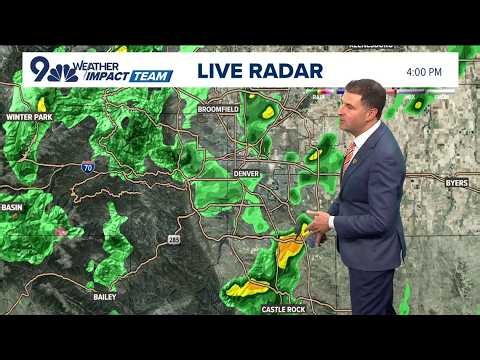 Latest forecast | Rain showers could pop up and linger around the Denver metro area this evening