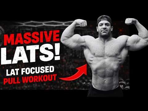 Massive Lats - Lat Focused Pull Workout 11 Weeks Out!