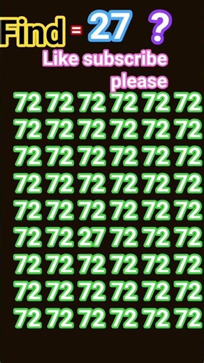 find the number of 27