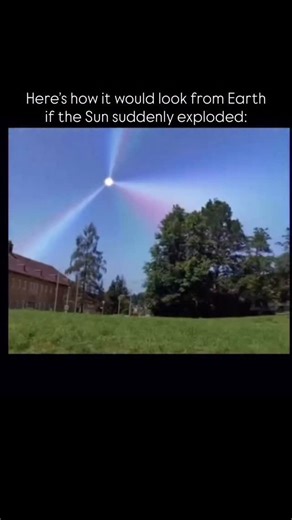 @factorymuse on Instagram: "Imagine standing on Earth and watching the Sun suddenly erupt in a massive explosion. The sky would light up with blinding fire and energy, followed by a wave of chaos cascading across the planet. Darkness wouldn’t come instantly — for a brief moment, the world would witness the raw, unstoppable power of a star’s final breath. A terrifying reminder of how small and fragile our planet is in the vastness of space."