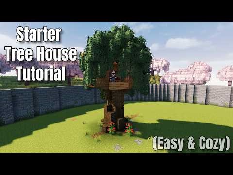 Minecraft Tree House Build🌳